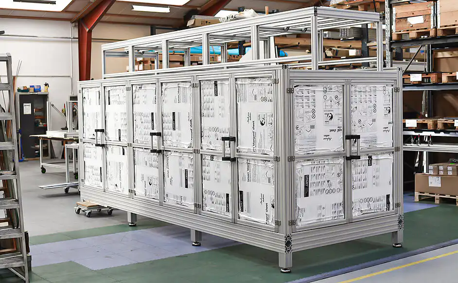 Projekt med aluminiumsprofiler